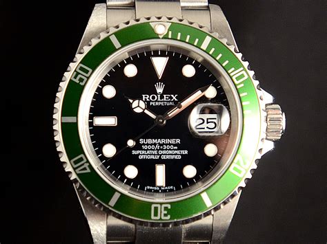 anno di produzione rolex ghiera verde|rolex submariner verde.